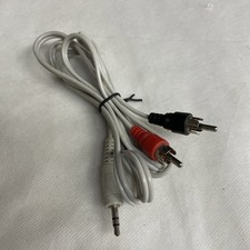 4ft 3.5mm 1/8" Male Stereo TRS Plug to 2 RCA Male Plug Cable Free Shipping