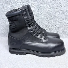 Thorogood Gen Flex 2 Mens Size 12 Tactical Work Boots Black Leather Waterproof