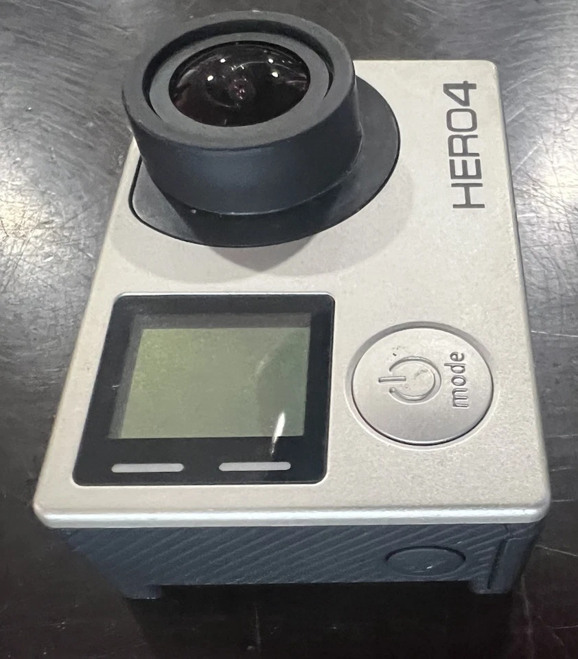 gopro hero 4 camera and Cover - Tested & Working - Silver - Image 4 of 4