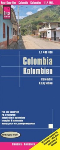 Reise Know-How Landkarte Kolumbien / Colombia (1:1.400.000)|Landkarte