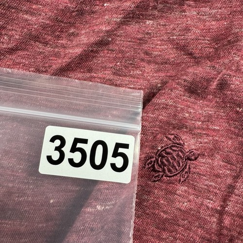 Poloshirt Vilebrequin rot meliert reines Leinen S/S Größe M - Bild 6 von 6