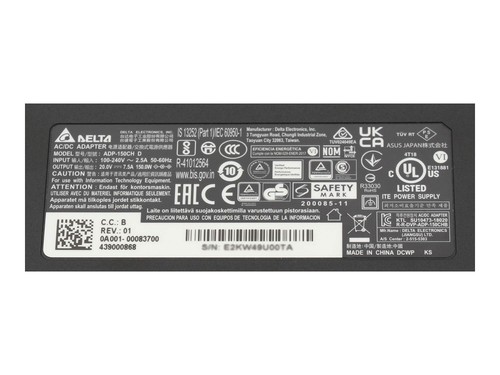 Delta Electronics chargeur 150 watts pour MSI GE62VR 6RF (MS-16JB) - Photo 5/5