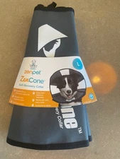 New ZenPet  ZenCone Soft Recovery Collar, Size-Large, Color Gray