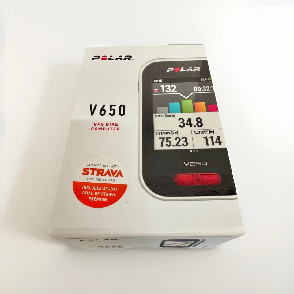Polar V650 GPS Bike Computer Strava Compatible Bluetooth Cycling Computer New - Image 2 of 4