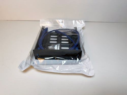 2X ramka panelu przedniego USB 3.0 do obudowy komputera 5,25" czarna - Zdjęcie 2 z 4