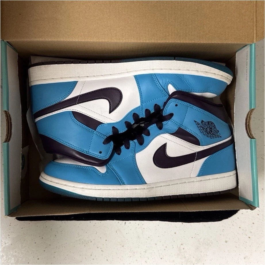 Preços baixos em Jordan 1 Mid Sport Blue | eBay