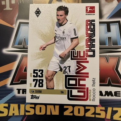 Match Attax Bundesliga 25/26 Game Changer 194 Rocco Reitz Borussia M'gladbach