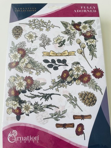 Carnation crafts large A4 die set fully adorned