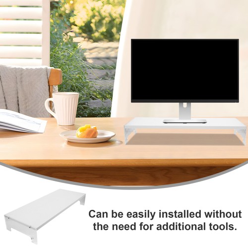 Computer Heightened Shelf Office Monitor Desk Riser Desktop Stand - 第 3/12 張圖片