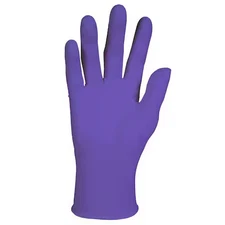 Kimtech 55084 Purple Nitrile, Nitrile Exam Gloves, 6 Mil Palm, Beaded Cuff,