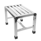 Shower Bench - Spa Bench Seat Stool Stainless Steel Foot Rest Shaving Stool