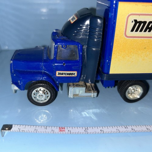 Remolque Matchbox Super Rigs Kenworth Matchbox 1996 sistema de acción semirremolque B567 - Imagen 9 de 11
