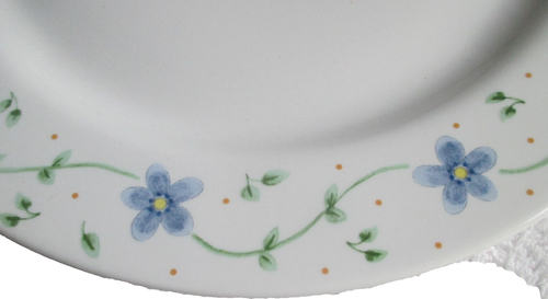 4 pc Pfaltzgraff Melissa 10.75"Dinner Plate 8.25"Salad Plate Bowl Mug New in Box - Picture 9 of 23