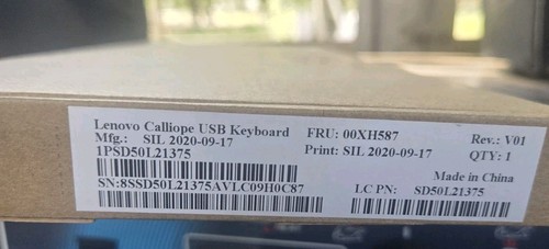 NEW IN BOX Lenovo Calliope USB Keyboard - Picture 3 of 4