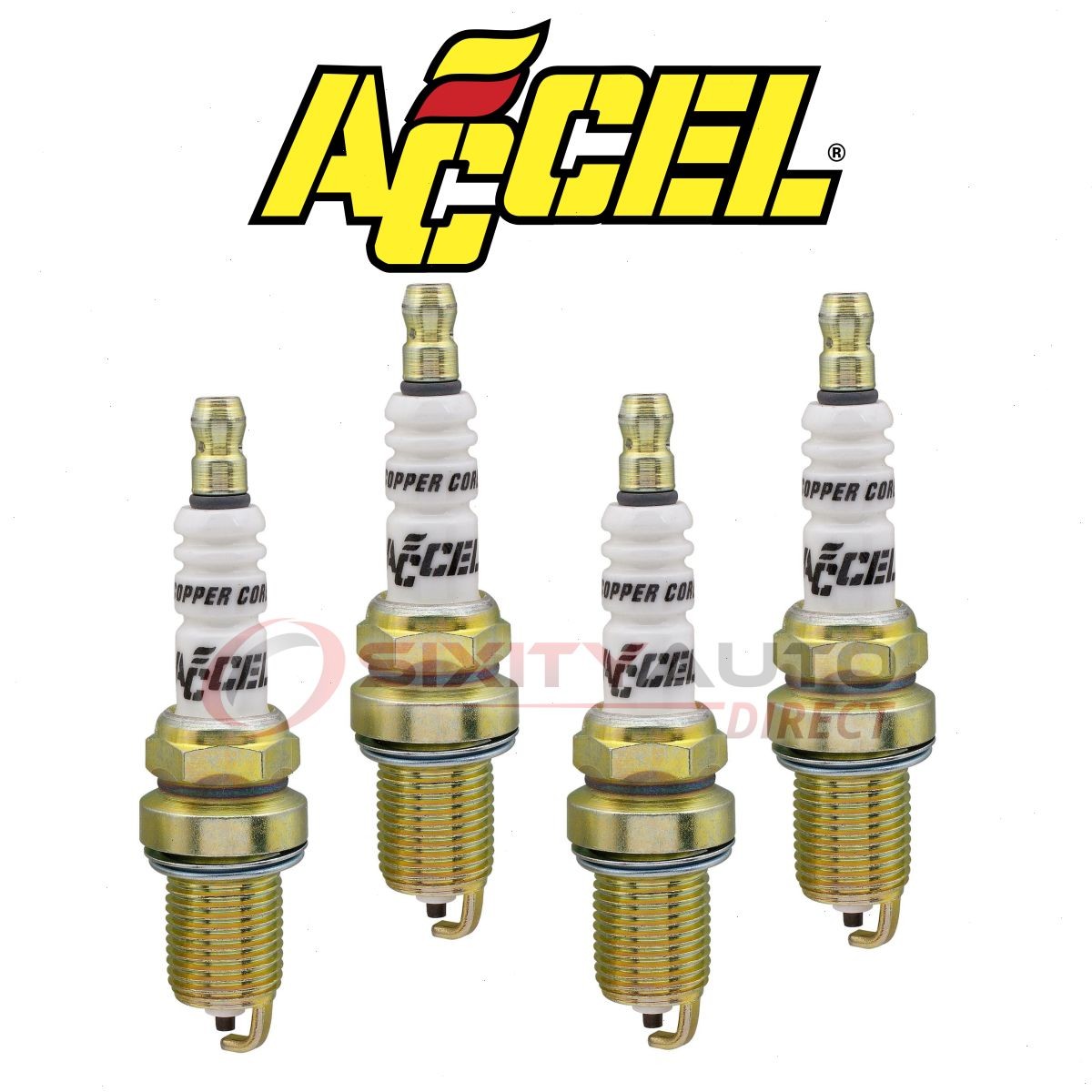 ACCEL Spark Plug for 1990-1991 Oldsmobile Cutlass Calais 2.3L L4 - Ignition yh