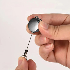 1pc Retractable Key Chain Anti Lost Pull Back ID Holder Ring Chain Organizer