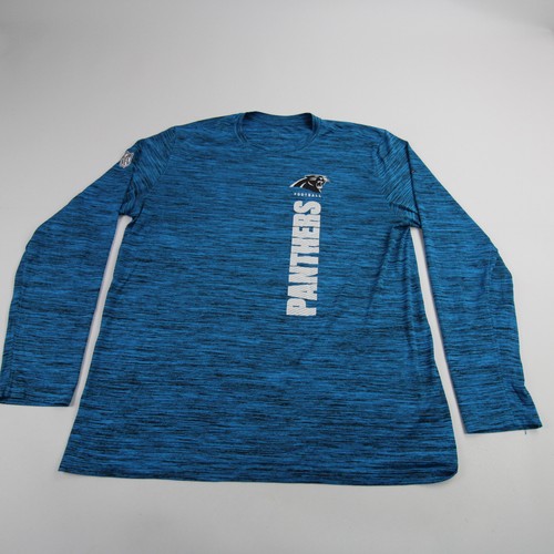 Carolina Panthers Nike NFL On Field Langarmshirt Herren Blau Gebraucht - Bild 1 von 5