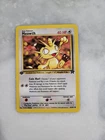 Meowth 62/82 - 1st Edition Team Rocket Vintage Pokemon Card - M