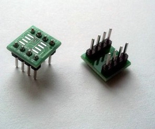 Neuf 5 pièces SOP8 SO8 SOIC8 TO DIP8 adaptateur pcb carte convertisseur - Photo 1/2