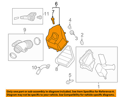 GM OEM Air Cleaner Intake-Filter Box Housing Lid Top Cover 20913557