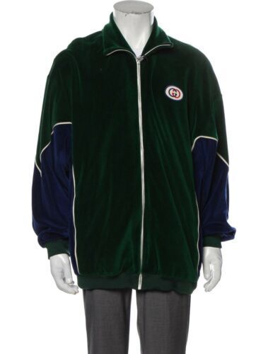 Men's Gucci GG Jacquard Blue Track Zip Jacket Size XXL | eBay Men's Gucci GG Jacquard Blue Track Zip Jacket Size XXL | eBay