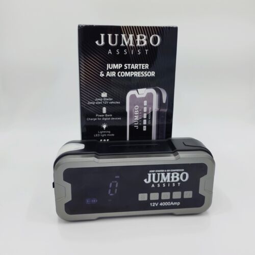 Jump Starter Air Compressor built-in 12V Powerful 4000A Powerbank JUMBO ASSIST - Picture 8 of 20