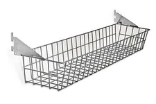 Storability Wire Basket, Gray Epoxy Coated Steel