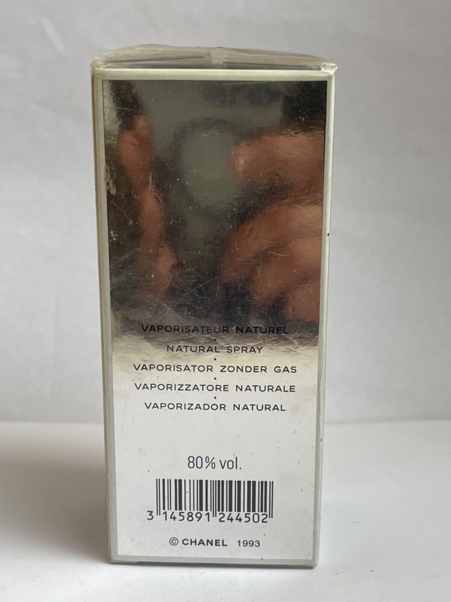 Vintage Chanel Platinum Egoiste 50ml men's perfume | eBay