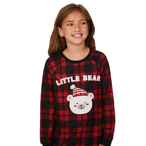 Neu mit Etikett Mädchen kleiner Bär Nachthemd Pyjama & Puppenkleid 7 8 10 12 14 16 Weihnachten - Bild 3 von 5