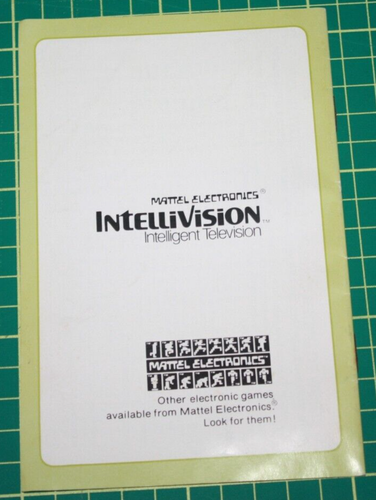Mattel Intellivision Game Manual: Armor Battle - Picture 2 of 2