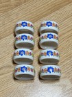 Current Inc Porcelain Napkin Rings Multicolor Flowers Set Of 8 Easter Spring