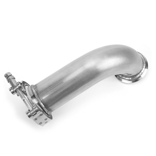 2.5" 63mm V band Flange 90 Degree Garrett Elbow Pipe Turbo Clamp Stainless Steel - Bild 1 von 11