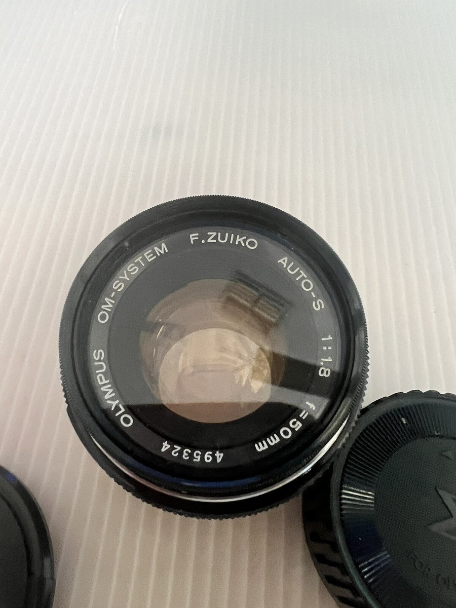 Olympus OM 50MM 1:1.8 System F Zuiko Auto S Lens for OM 35mm Film