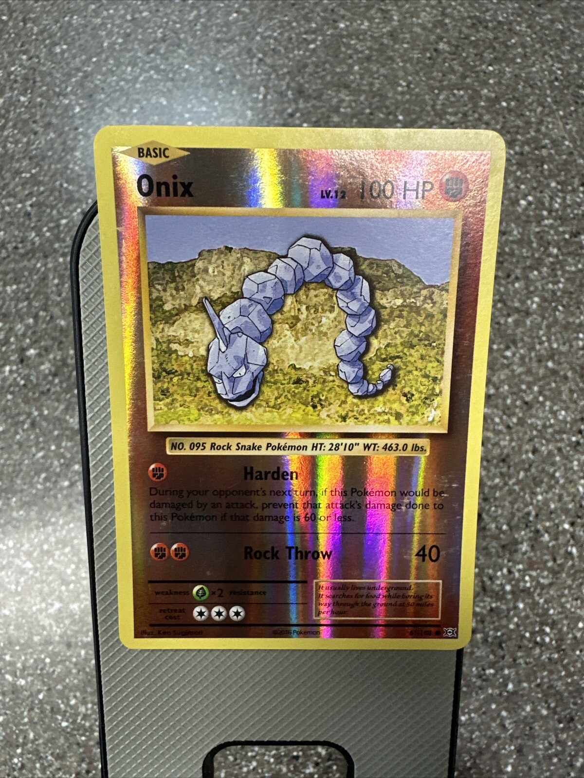 Onix 61/108 Evolutions Reverse Holo Common Pokémon TCG NM/LP TCG CARD