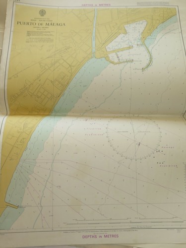 VINTAGE MILITARIA Admiralty Nautical Charts Mediterranean 1960s 1970s Selection  - Picture 12 of 21