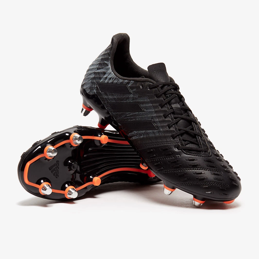 Adidas Mens Predator Malice Control SG Boots / Black Orange / RRP £180