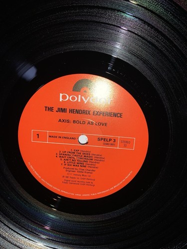 THE JIMI HENDRIX EXPERIENCE - Axis: Bold As Love - 1983 UK 13-track Vinyl LP - Picture 5 of 6