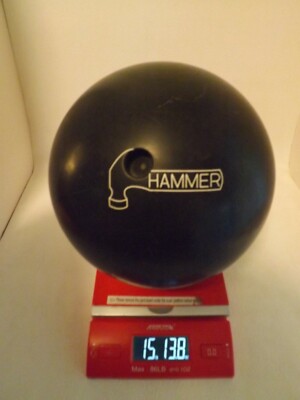 Vintage Original Faball HAMMER Black 15 lb, 13 oz Bowling