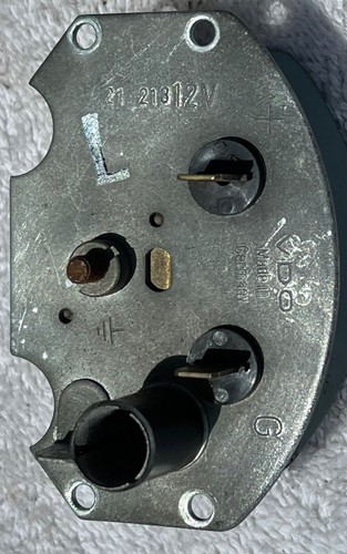 PORSCHE 911 912 ORIGINAL VDO GAS GAUGE GREEN DIAL FUEL 1965 1966 1967 - Foto 3 di 3