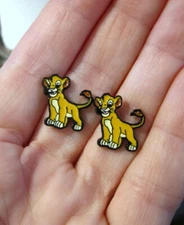 Simba Earrings Lion - Hypoallergenic