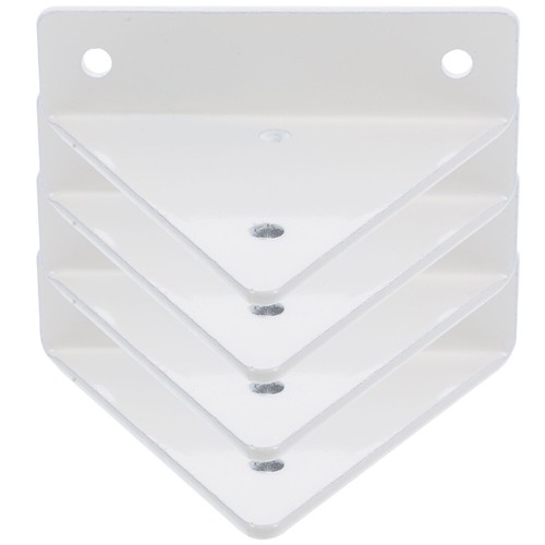 4 Sets of Easy Installation Floating Shelf Bracket Sturdy Triangle Wall Shelf - Picture 5 of 12