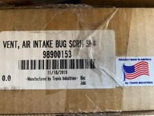 Travis Industries 98900153, VENT, AIR INTAKE BUG SCRN SF