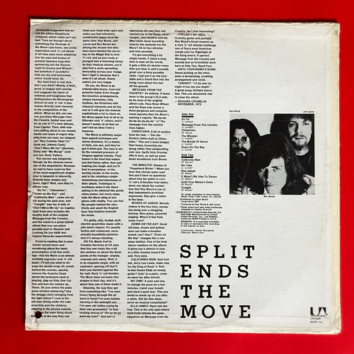 Disco de vinilo The Move extremos divididos LP United Artists prensado en Estados Unidos + funda interior - Imagen 5 de 7