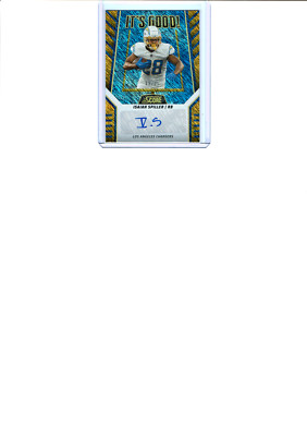 2024 Score Football Isaiah Spiller Auto It s Good! Graphs Ground Zero No. IG-ISR