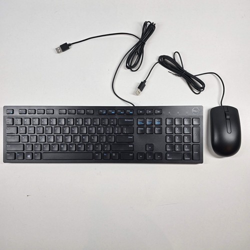 New Dell orkron Keyboard and Mouse KB216T corded brand new free shipping