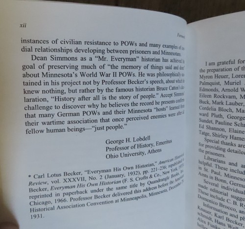 Minnesota's POW Camps During WWII: Swords Into Plowshares - Signed 1st Edition - Picture 17 of 19