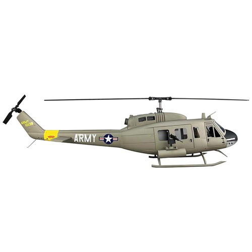 UH-1D Ejército 800 Tamaño ARF RC Helicóptero Fuselaje SM2.0 Militar con Mecánica - Imagen 4 de 15