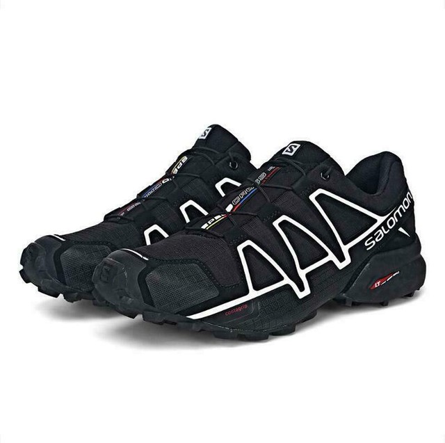 Salomon Speedcross 4 Wide Men's Shoes Dark Cloud/black/pearl Grey 42 for sale | eBay