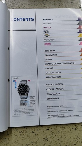 2010 CASIO Watch Catalog General catalog Used - Picture 2 of 14