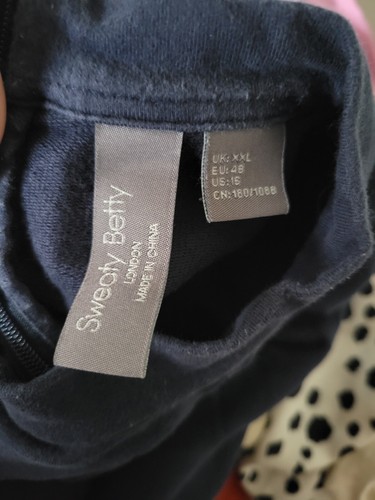 Felpa Betty tuta donna Kaya senza maniche blu navy taglia XXL - Foto 2 di 6